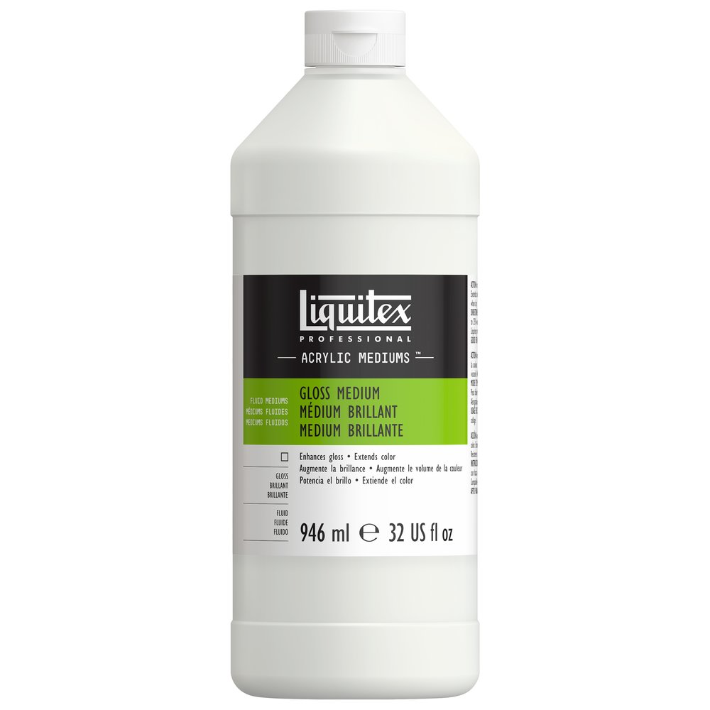 Liquitex Acrylic Fluid Medium - Professional Gloss Medium - Art Supplies Australia