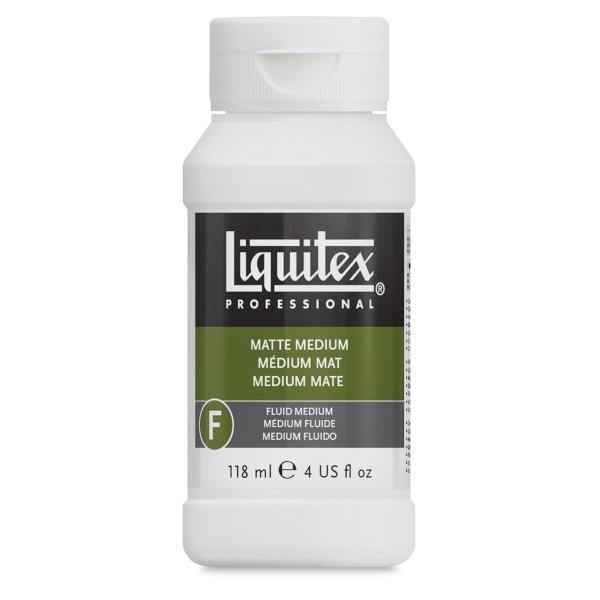 Liquitex Acrylic Fluid Medium - Matte Medium - Art Supplies Australia