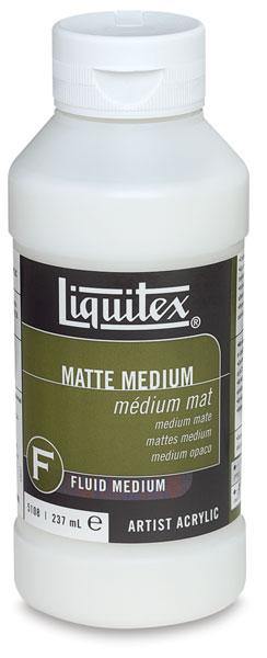 Liquitex Acrylic Fluid Medium - Matte Medium - Art Supplies Australia