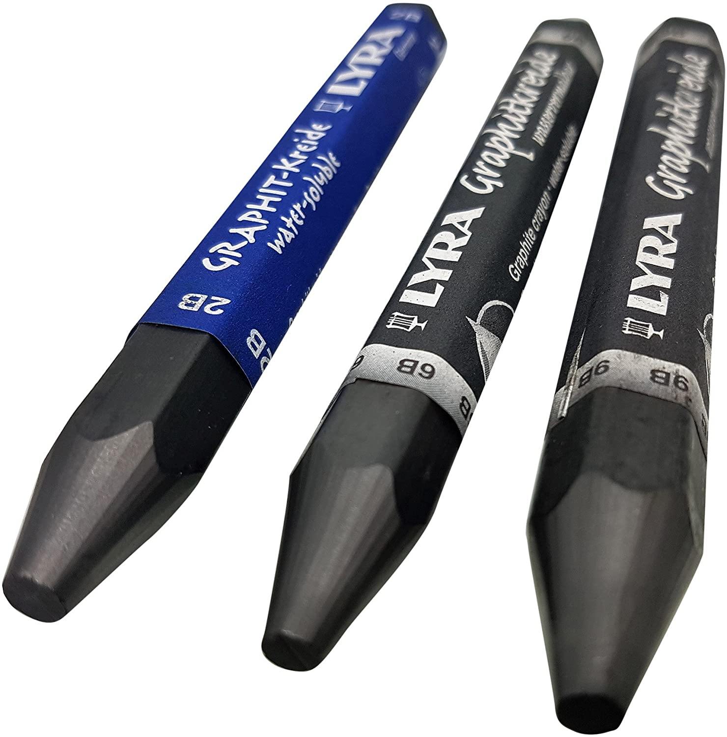 Lyra Graphite Crayon Stick Individuals and Sets - Art Supplies Australia