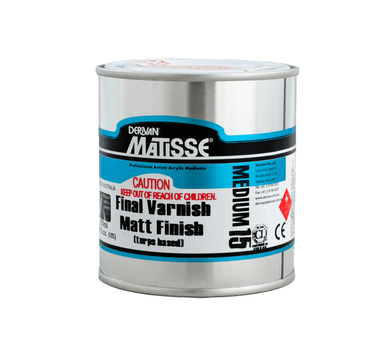 Matisse Acrylic Medium MM15 Matt Varnish (turps-based) - Art Supplies Australia