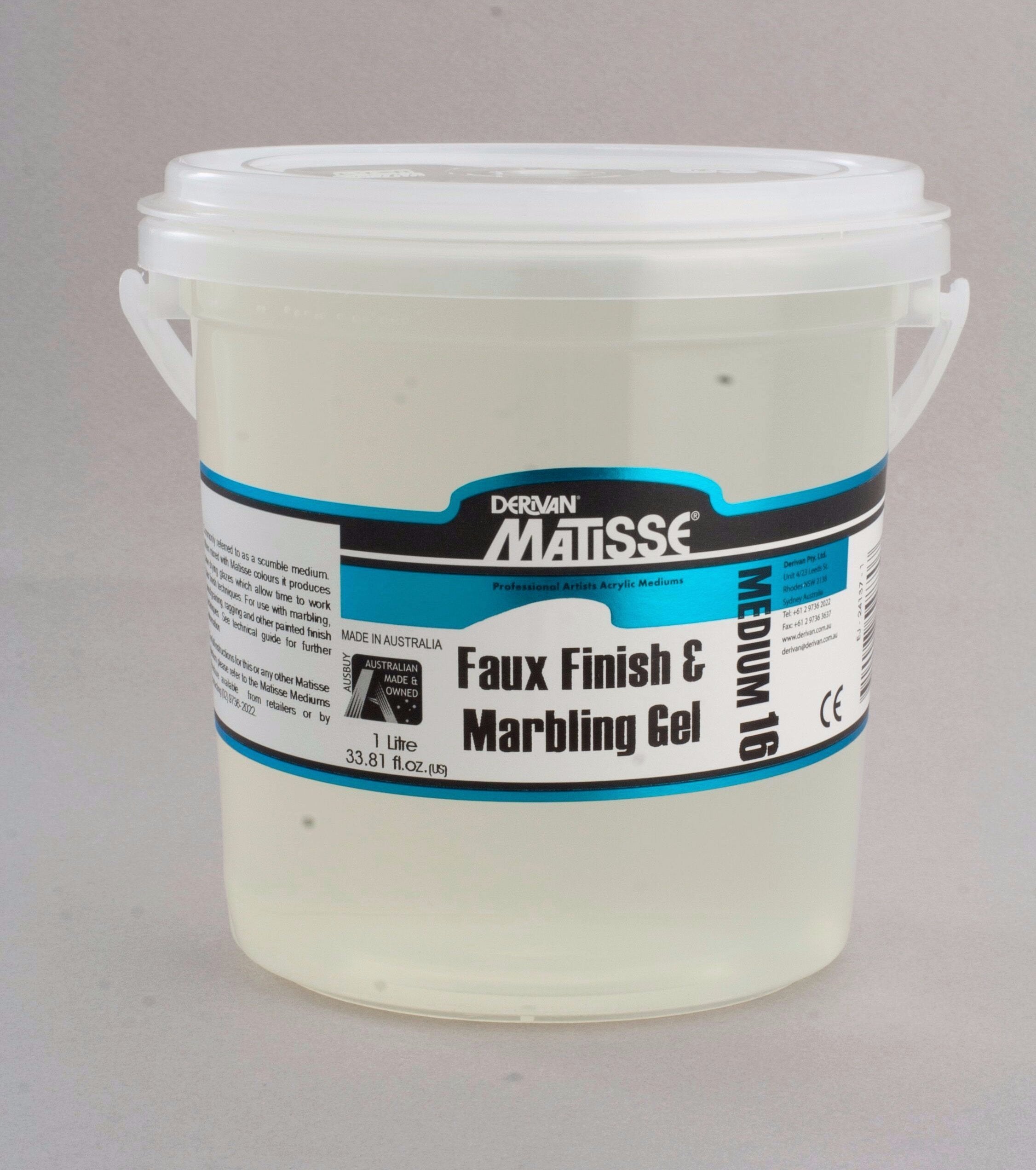 Matisse Acrylic Medium MM16 Faux Finish & Marbling Gel - Art Supplies Australia