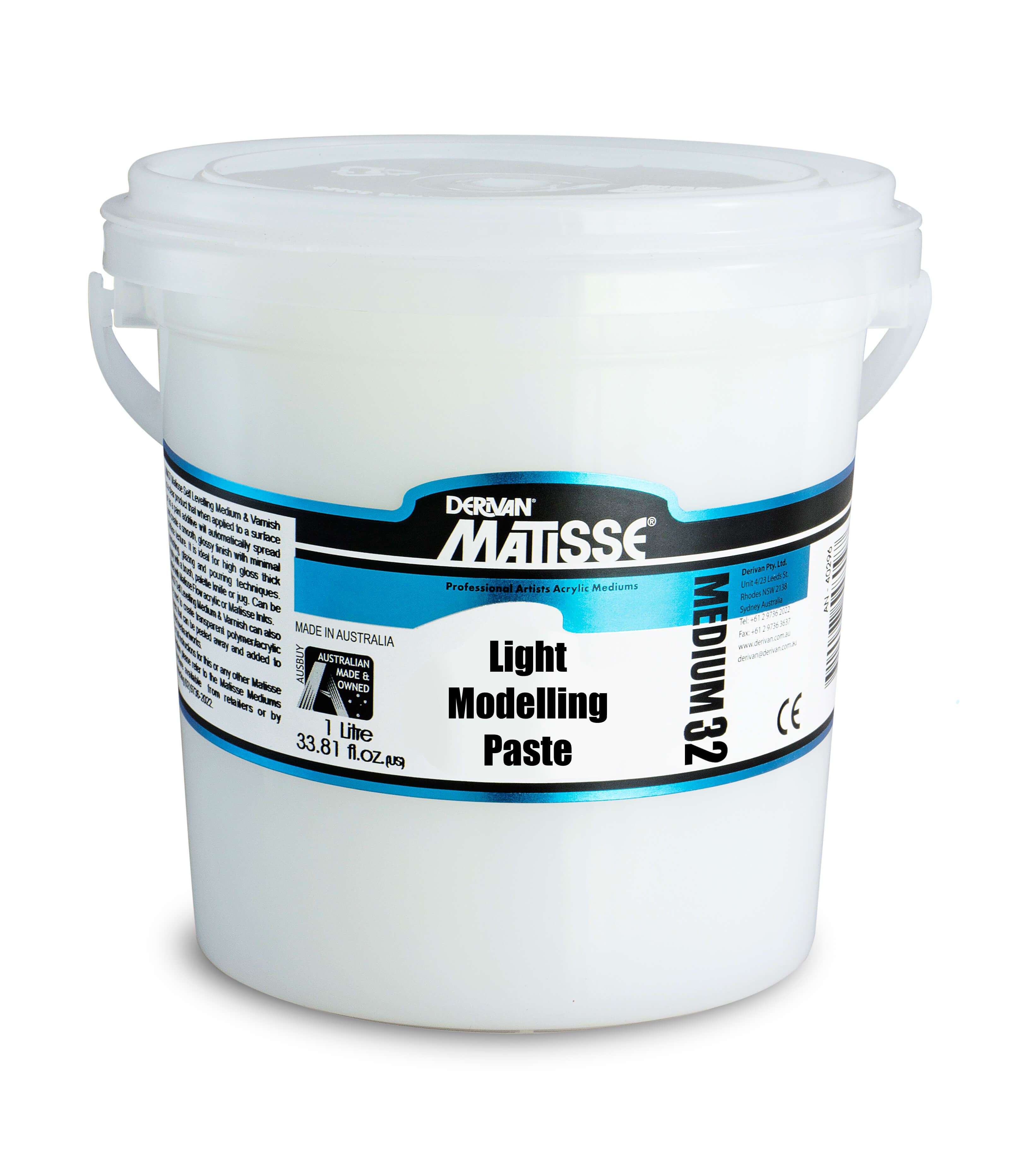 Matisse Acrylic Medium MM32 Light Modelling Paste - Art Supplies Australia