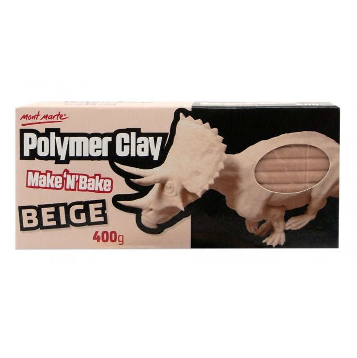 Mont Marte Make N Bake Polymer Clay 400g Block - Art Supplies Australia