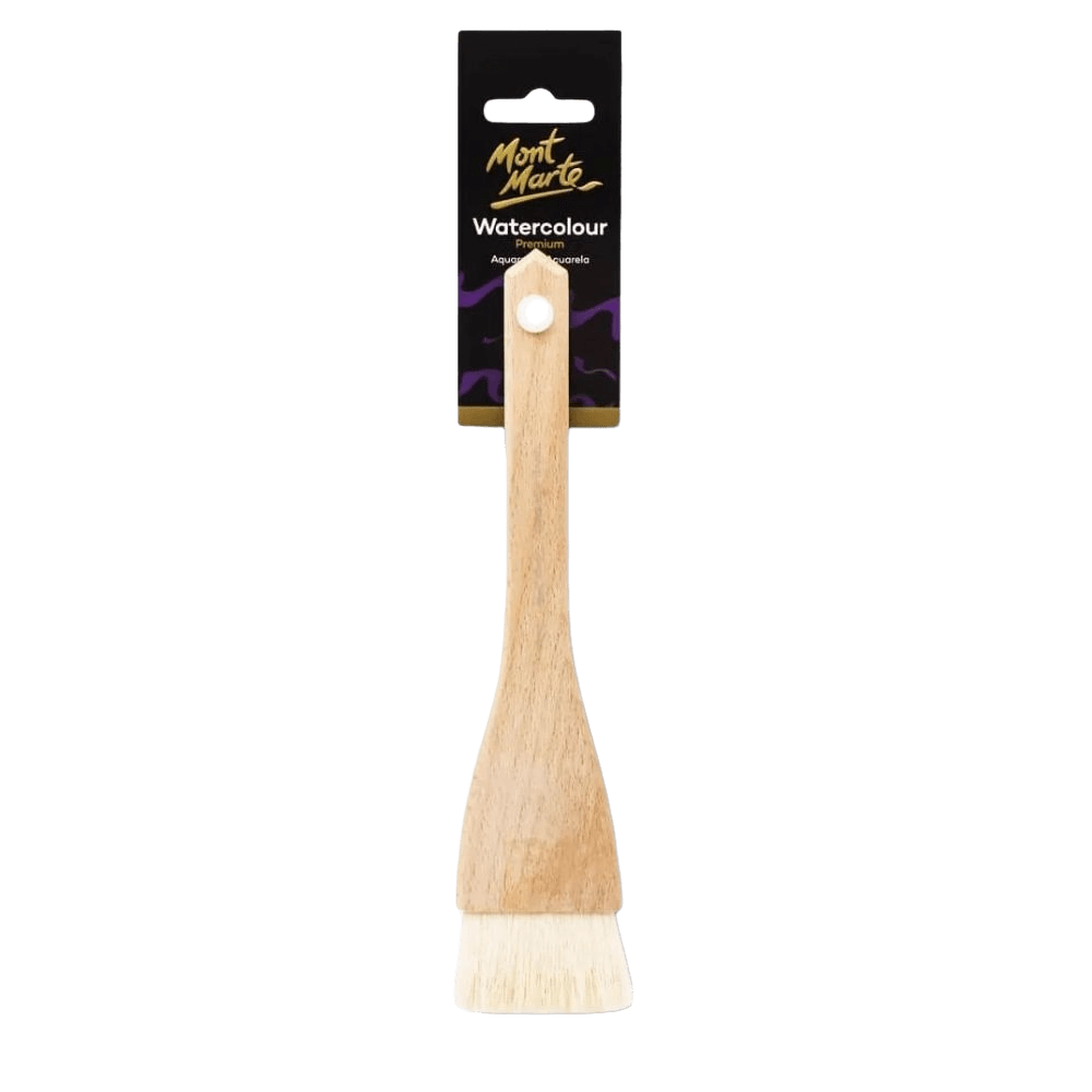 Mont Marte Goat Hair Beech Hake Brush - Art Supplies Australia
