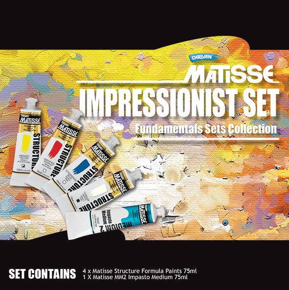 Matisse Structure Impressionist Set 5x75ml - Art Supplies Australia