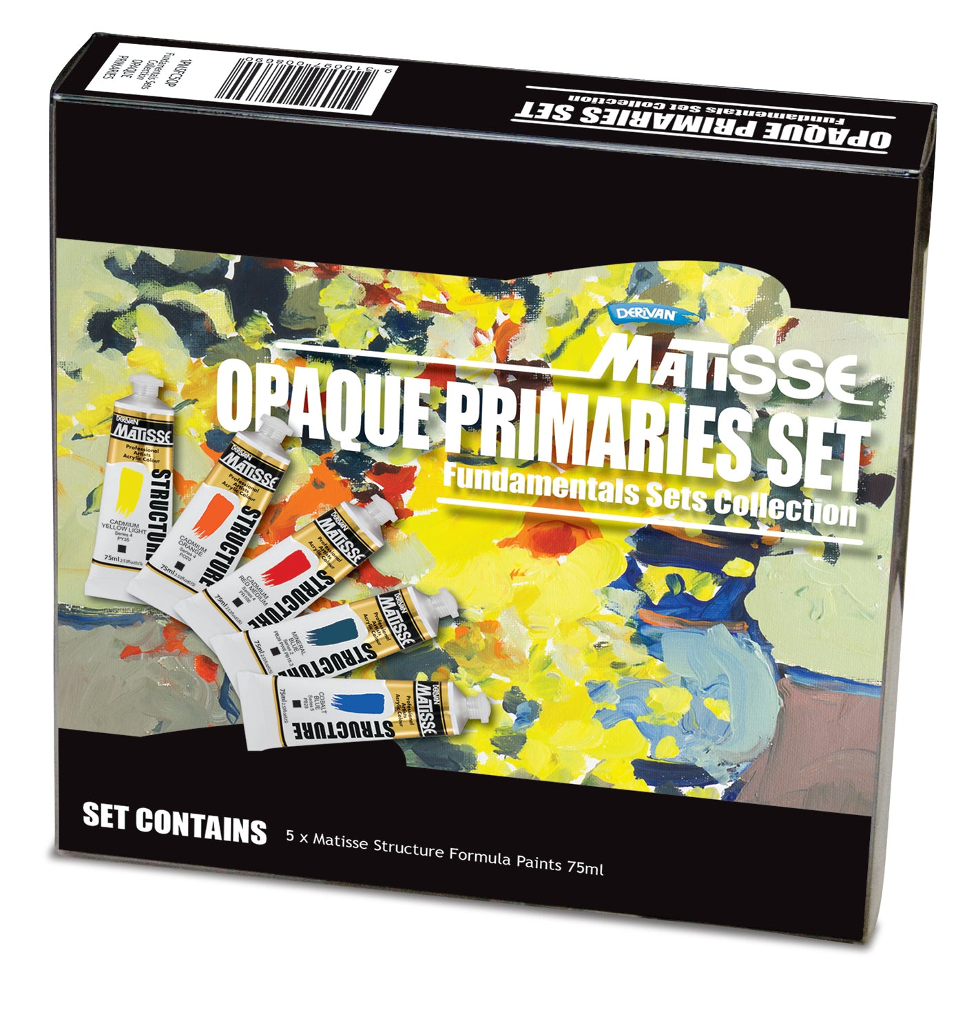Matisse Structure Opaque Primaries Set 5x75ml - Art Supplies Australia