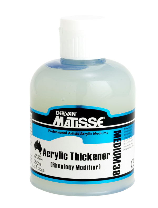 Matisse Acrylic Medium MM38 Acrylic Thickener (Rheology Modifier) - Art Supplies Australia