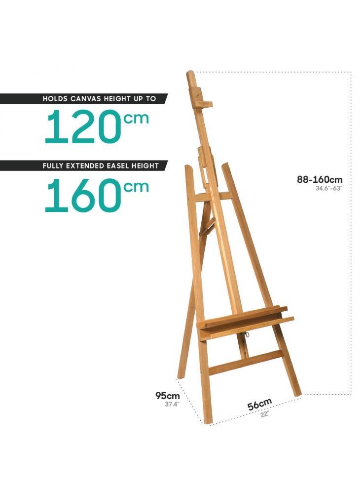 Mont Marte Classic A-Frame Floor Easel with Tilt - Art Supplies Australia