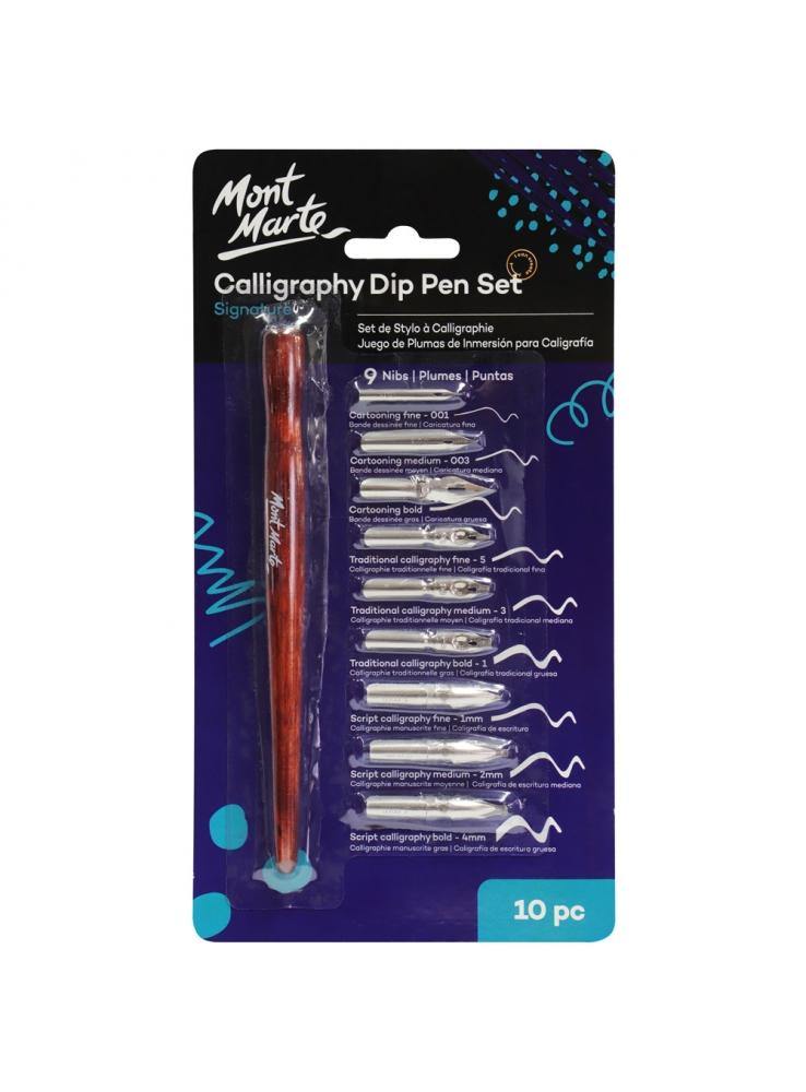 Mont Marte Signature Calligraphy Dip Pen Set - Art Supplies Australia