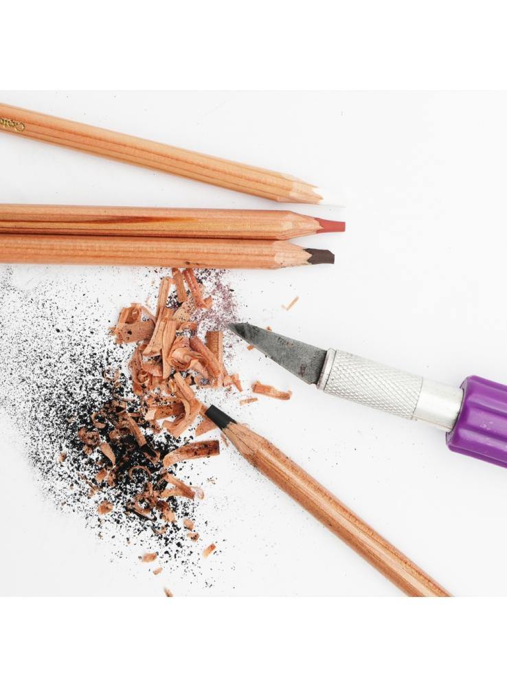 Mont Marte Signature Coloured Charcoal Pencils 12 Pieces - Art Supplies Australia