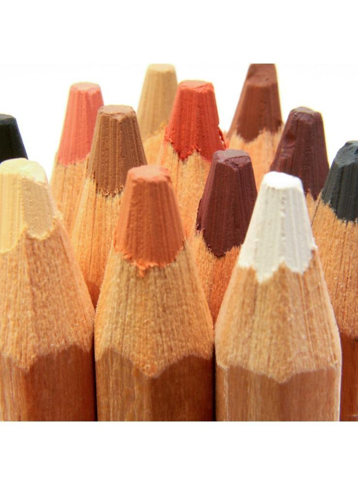Mont Marte Signature Skin Tints Pastel Pencils 12 Pieces - Art Supplies Australia