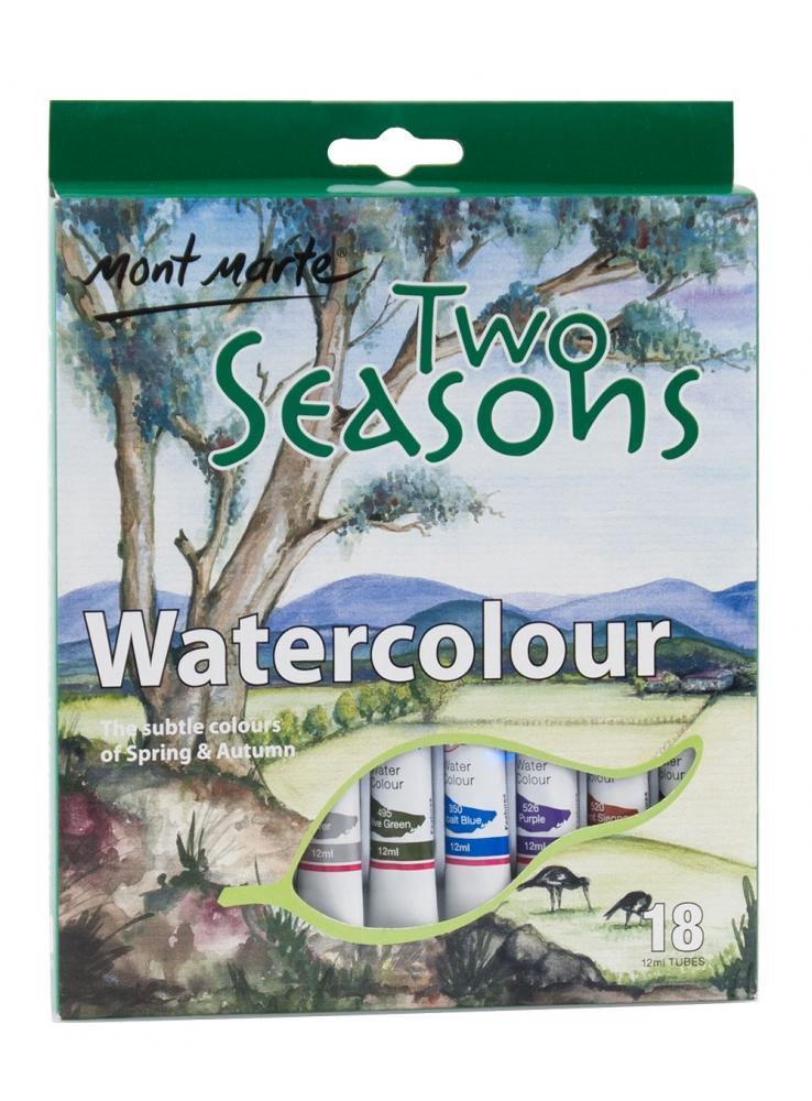 Mont Marte Two Seasons Watercolours Sets - Art Supplies Australia