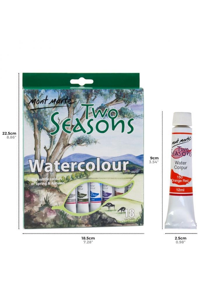 Mont Marte Two Seasons Watercolours Sets - Art Supplies Australia