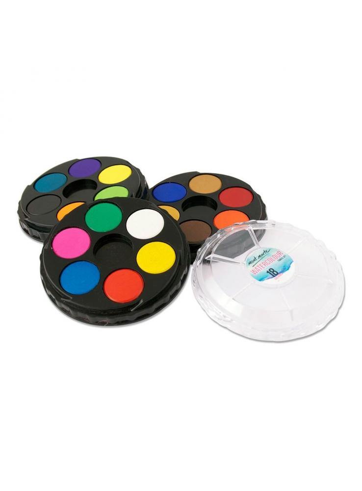 Mont Marte Watercolour Travel Set - 18 Pieces - Art Supplies Australia