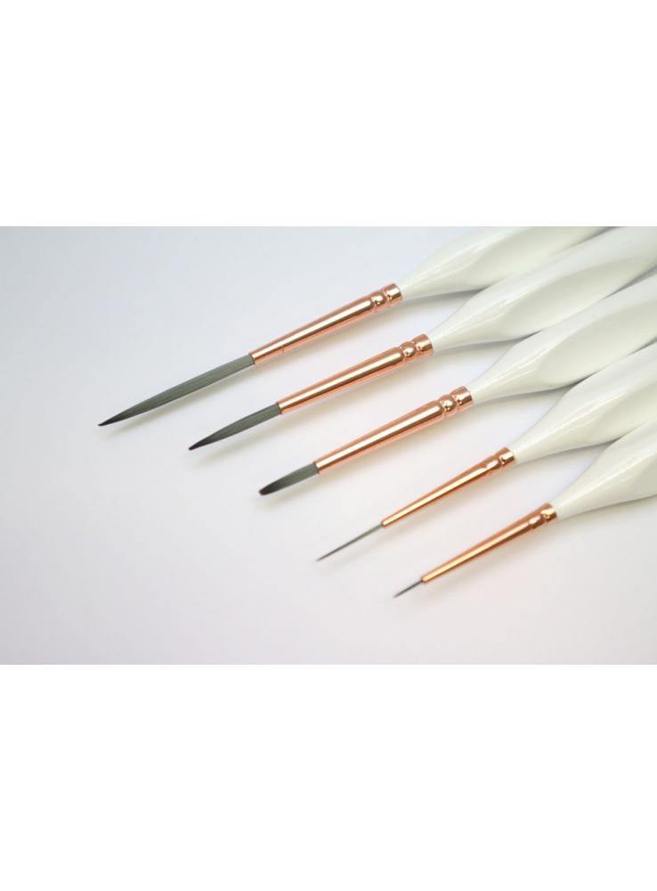 Mont Marte Detail & Liner Brush Set 5 Pieces - Art Supplies Australia