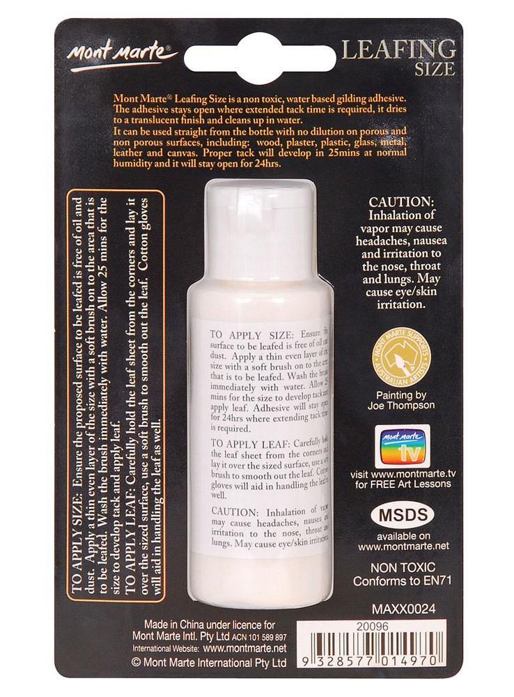 Mont Marte Leafing Size 60ml - Art Supplies Australia