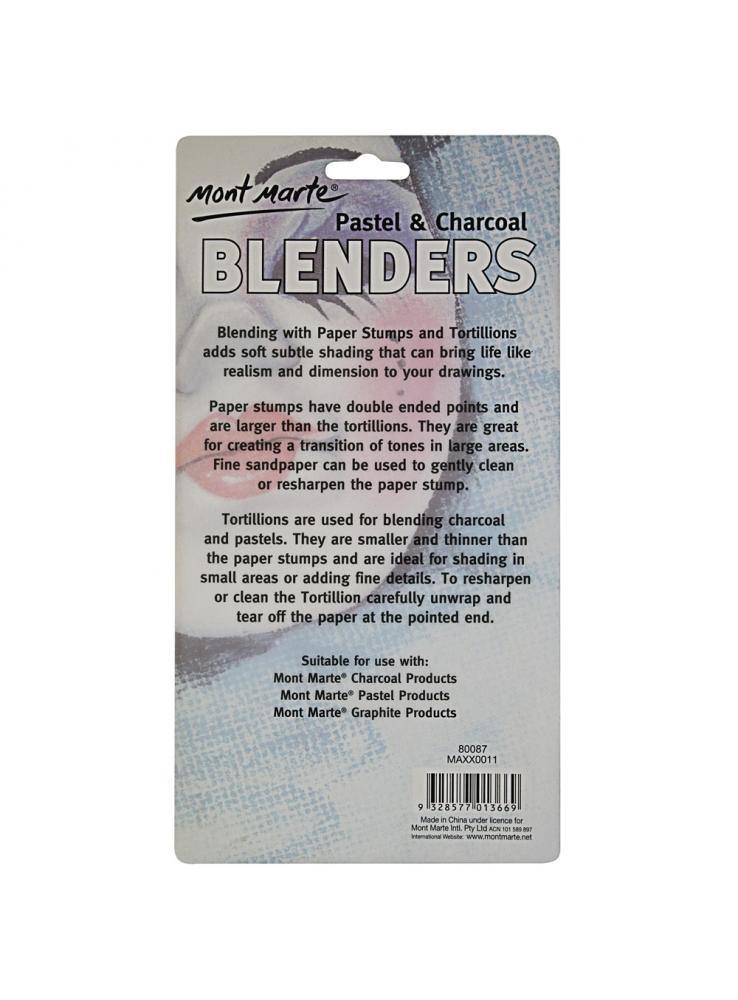 Mont Marte Pastel & Charcoal Blenders 7pce - Art Supplies Australia
