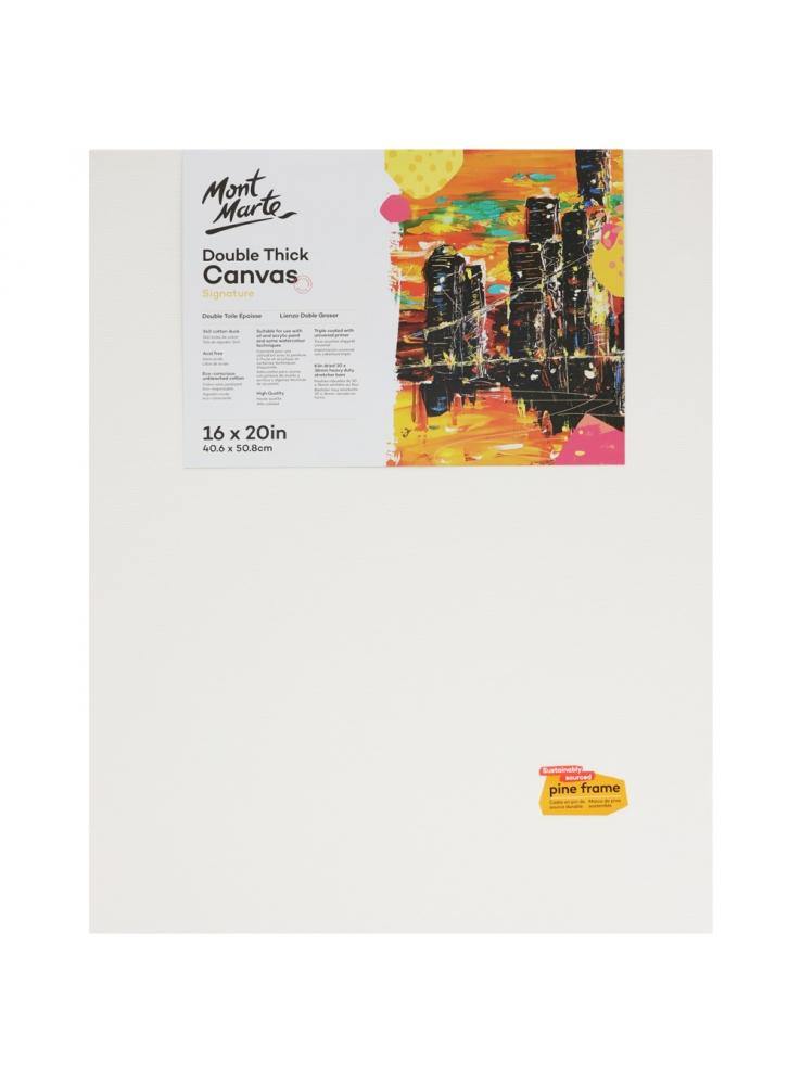 Mont Marte Studio Stretched Canvas Double Thick 7 OZ - Art Supplies Australia