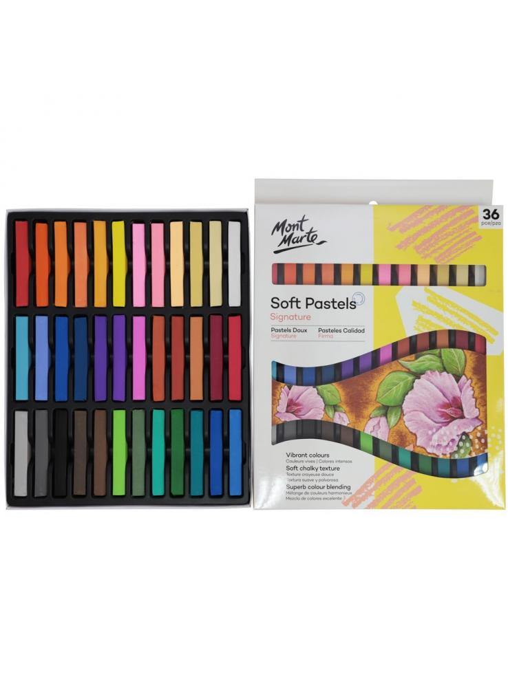 Mont Marte Signature Soft Pastels 36pce - Art Supplies Australia