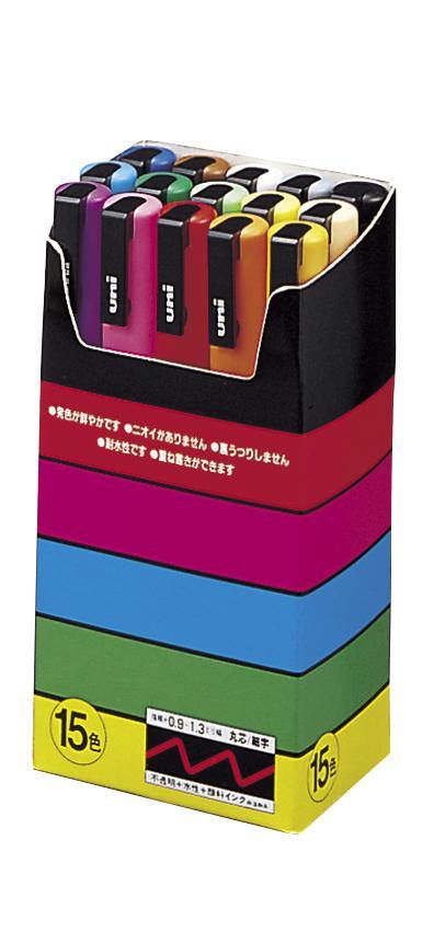 Uni POSCA Water-based Pigment Ink Marker - Fine(0.9-1.3mm) Bullet Tip(PC-3M) - Art Supplies Australia