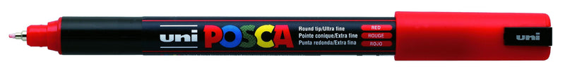 Uni POSCA Water-based Pigment Ink Marker - Ultra Fine(0.7mm) Bullet Tip(PC-1MR) - Art Supplies Australia