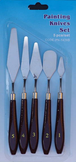 Palette Knife Set - 5 piece set