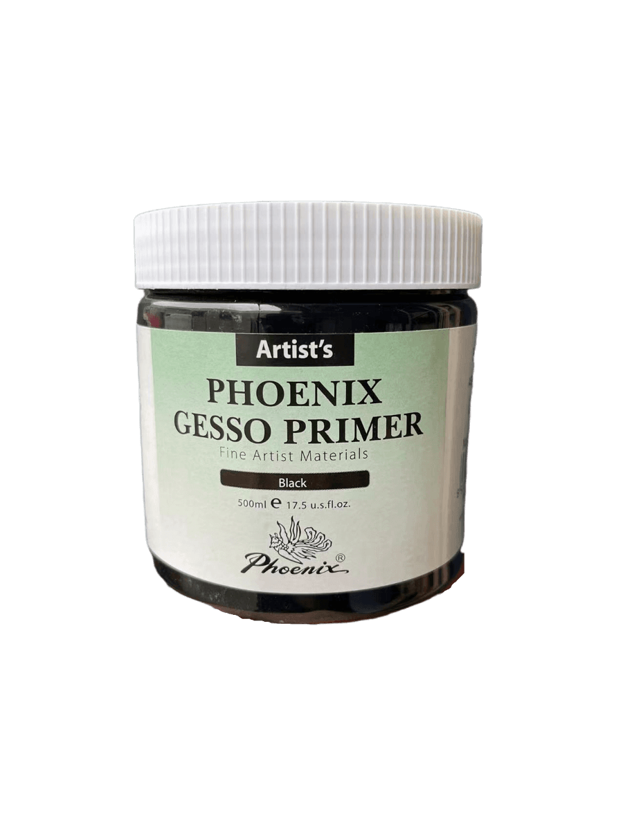 Phoenix/PrimeArt Acrylic Gesso Primer 500ml - Art Supplies Australia