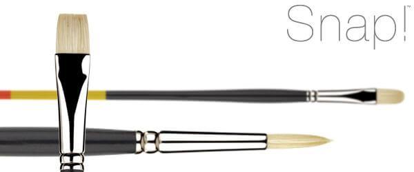 Princeton Snap Series 9700 Long Handle Natural Hog Bristle Brush for Oil, Acrylic - Art Supplies Australia