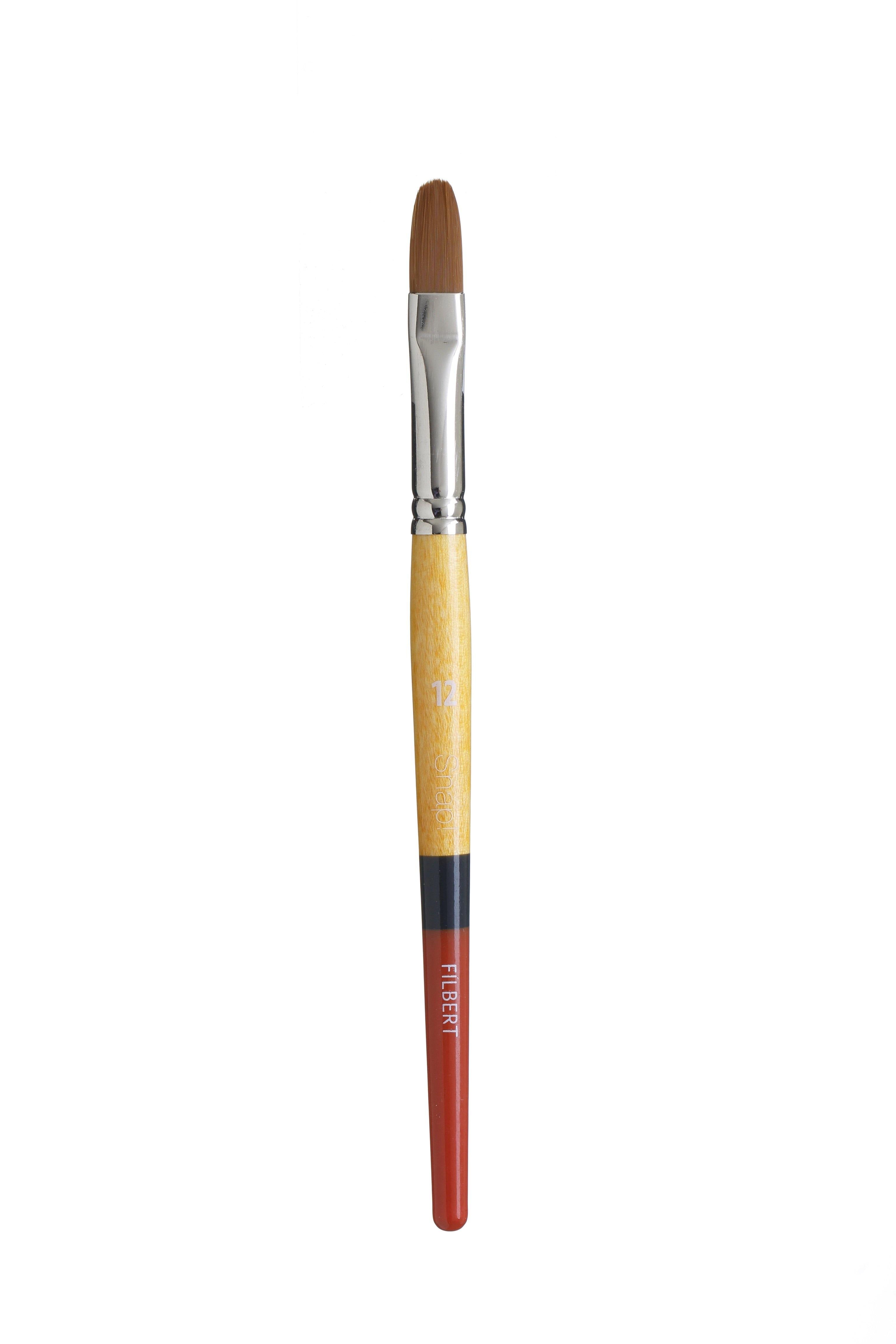 Princeton Snap Series 9650 Short Handle Golden Synthetic Brush for Watercolour, Acrylic - Art Supplies Australia