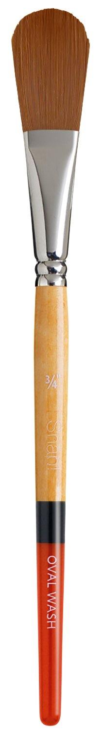 Princeton Snap Series 9650 Short Handle Golden Synthetic Brush for Watercolour, Acrylic - Art Supplies Australia