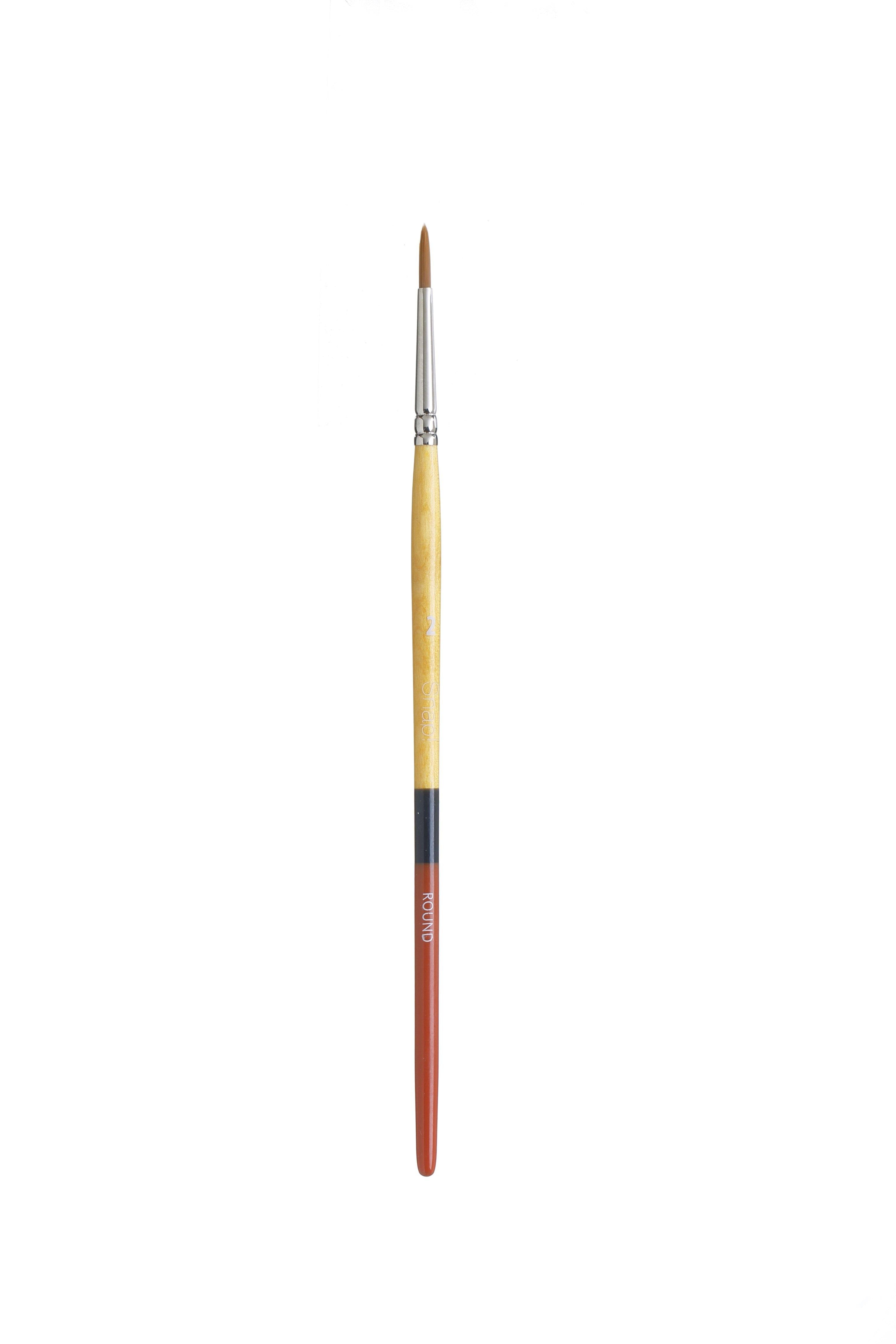 Princeton Snap Series 9650 Short Handle Golden Synthetic Brush for Watercolour, Acrylic - Art Supplies Australia