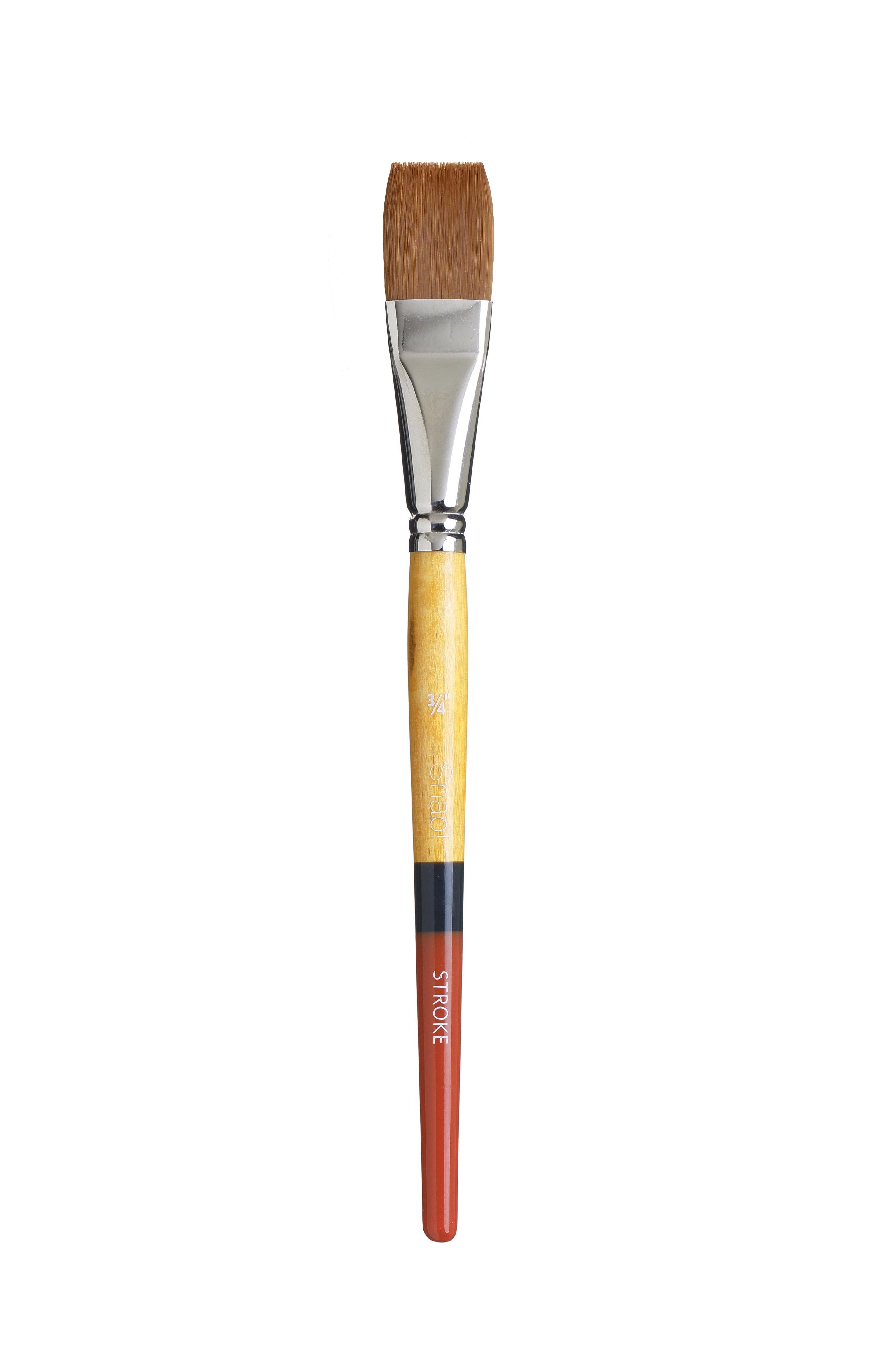 Princeton Snap Series 9650 Short Handle Golden Synthetic Brush for Watercolour, Acrylic - Art Supplies Australia
