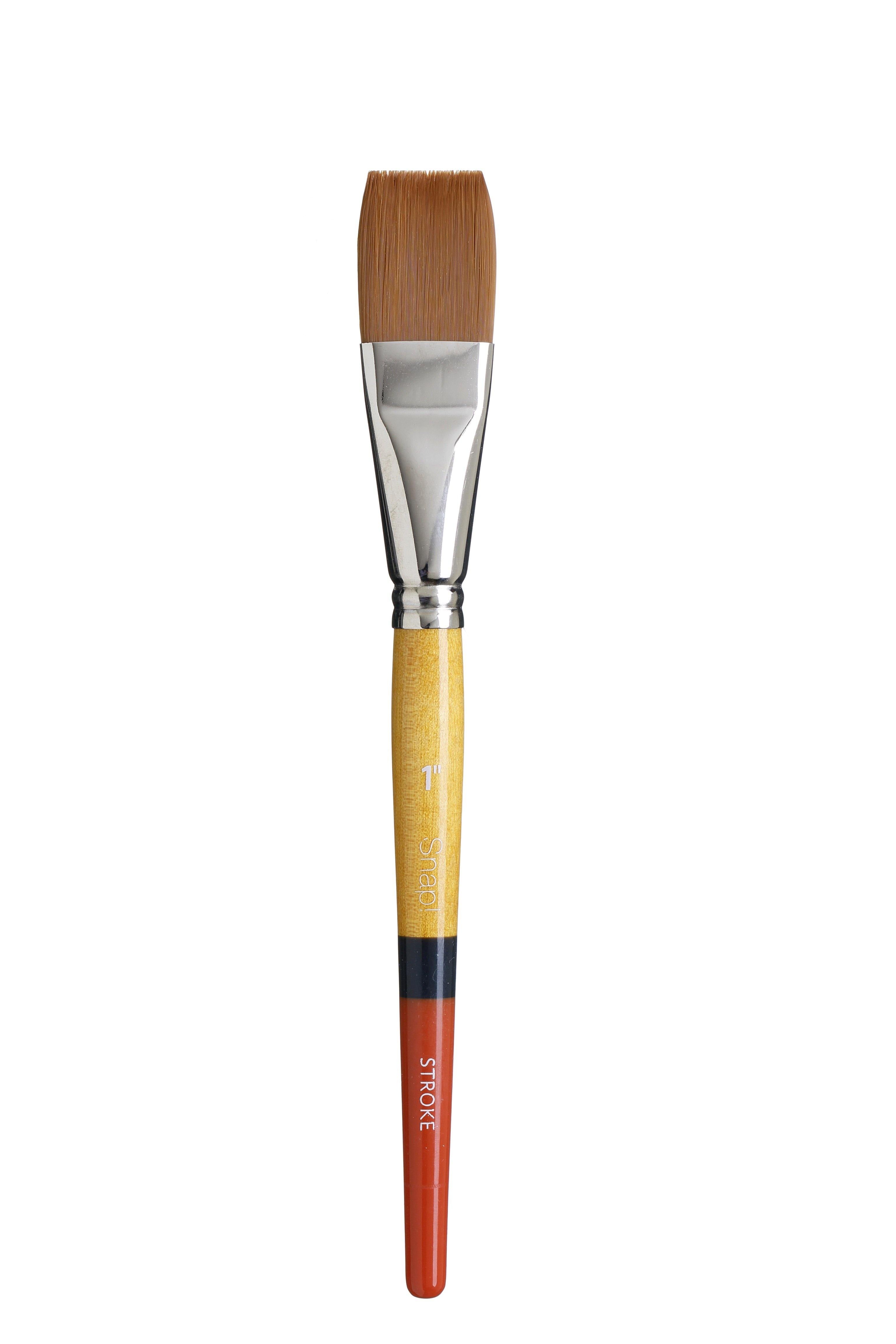 Princeton Snap Series 9650 Short Handle Golden Synthetic Brush for Watercolour, Acrylic - Art Supplies Australia