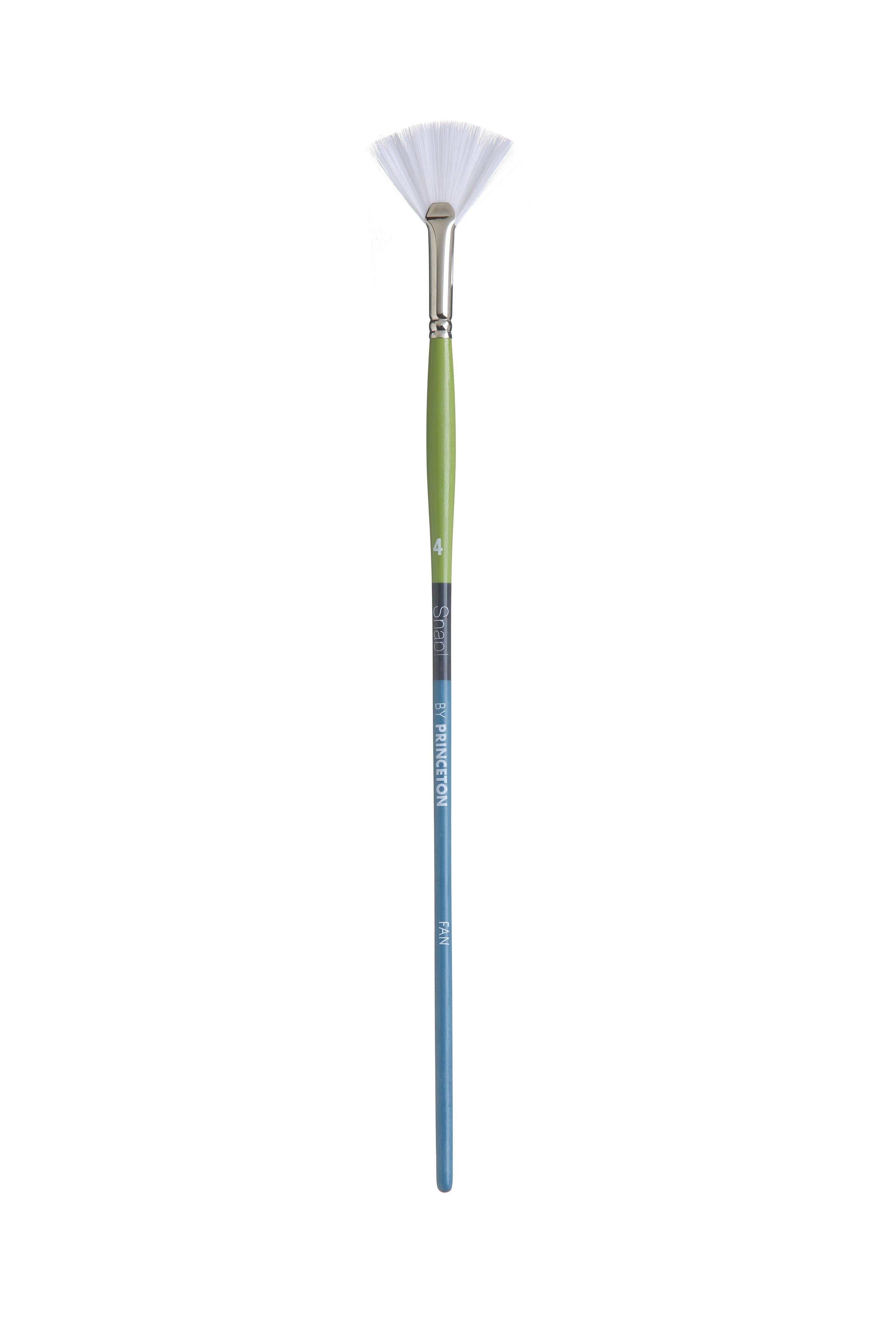Princeton Snap Series 9800 Long Handle White Synthetic Brush for Watercolour, Acrylic - Art Supplies Australia