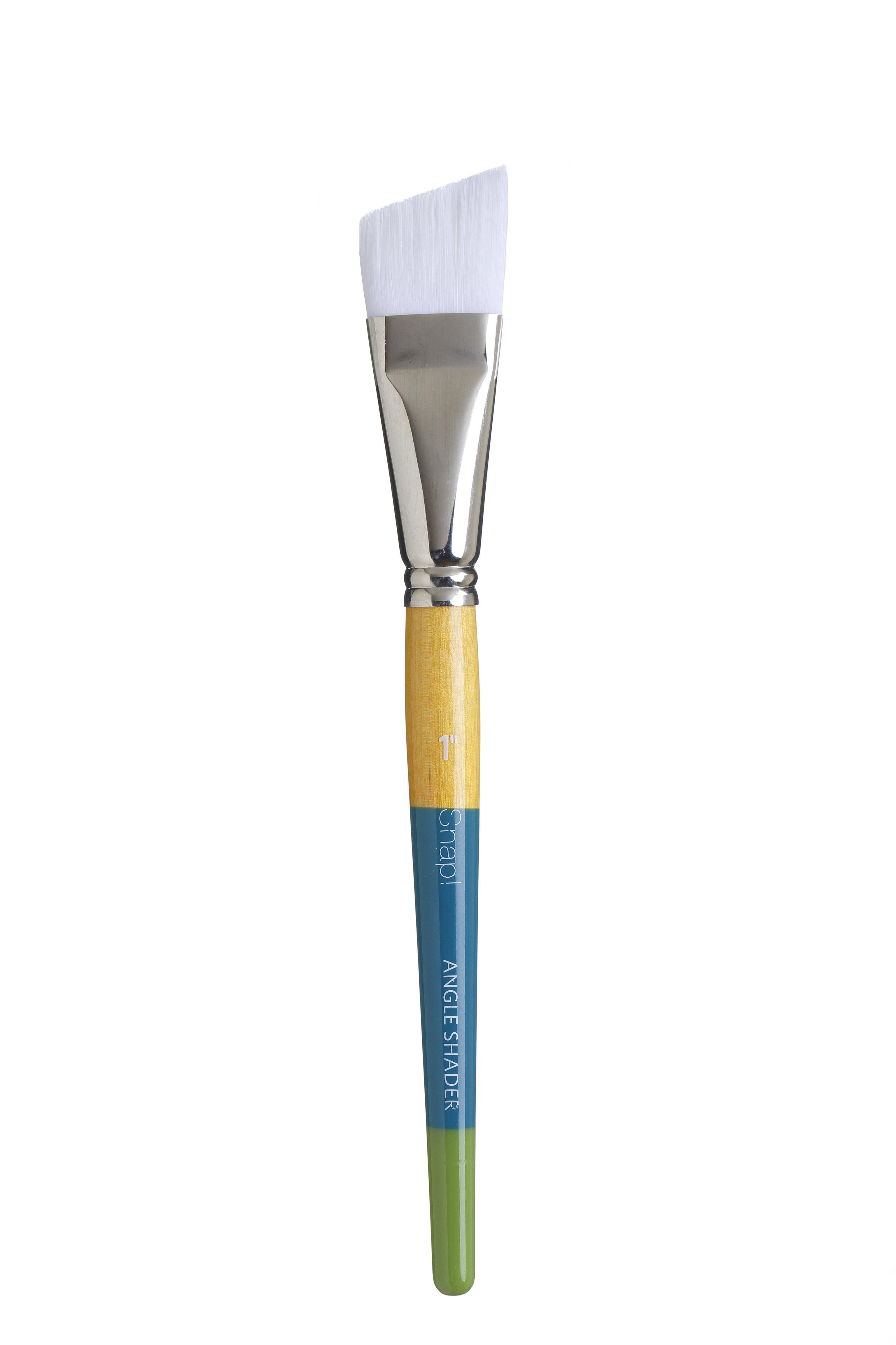 Princeton Snap Series 9850 Short Handle White Synthetic Brush for Watercolour, Acrylic - Art Supplies Australia