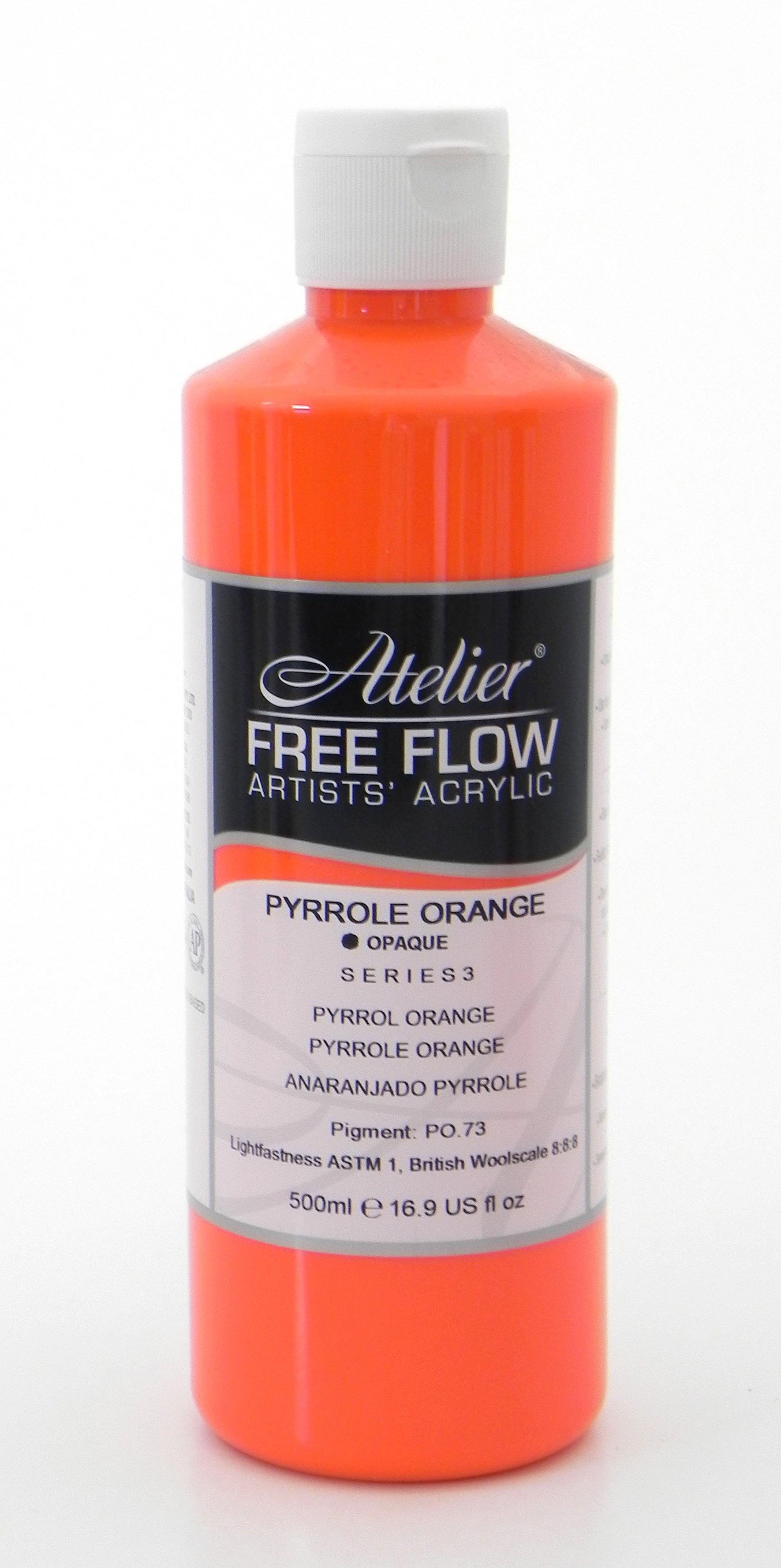 Atelier Free Flow Artists' Acrylic Paint 500ml - Art Supplies Australia