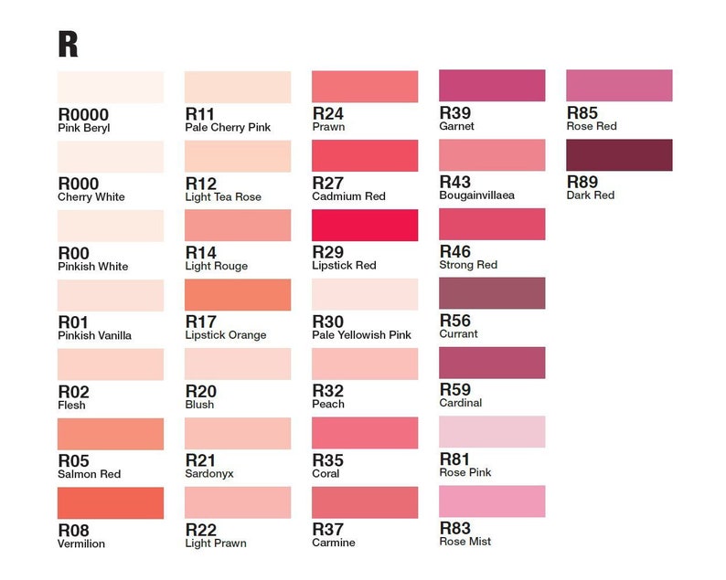 Copic Ciao Markers Red - Art Supplies Australia
