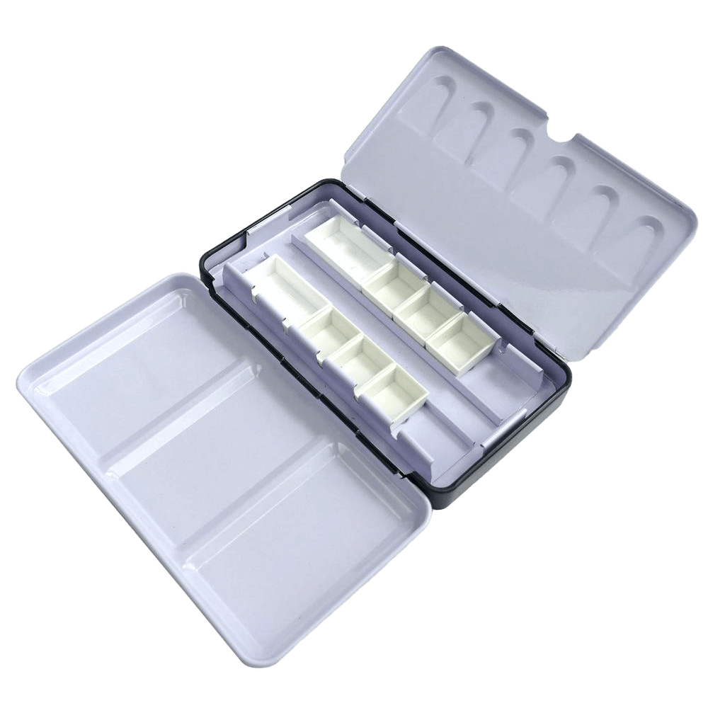 Derivan Refillables (Empty Plastic Pan & Tin Box for Watercolour) - Art Supplies Australia