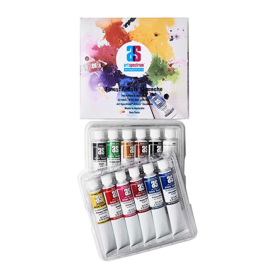 Art Spectrum Artist's Gouache - Set of 6, 12 - Art Supplies Australia