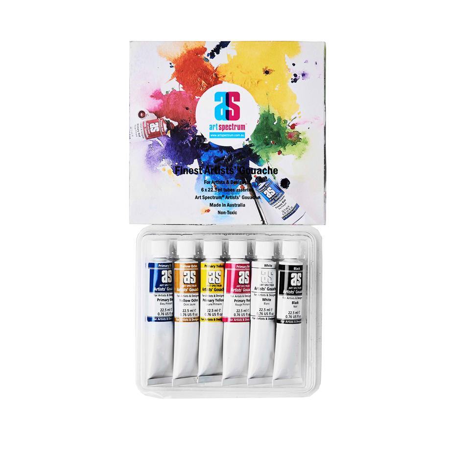Art Spectrum Artist's Gouache - Set of 6, 12 - Art Supplies Australia