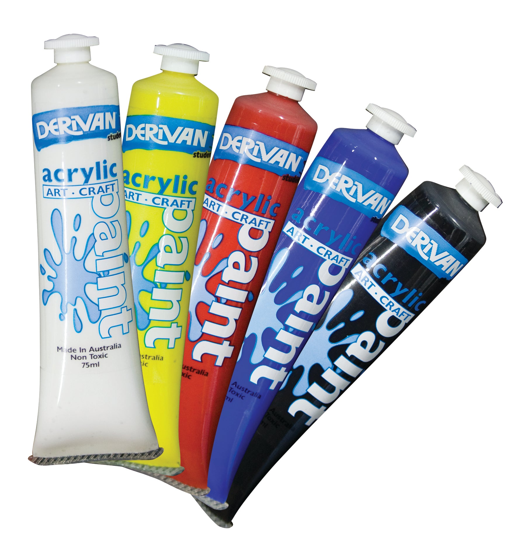 Derivan Student Acrylic Paint 75ml - Art Supplies Australia