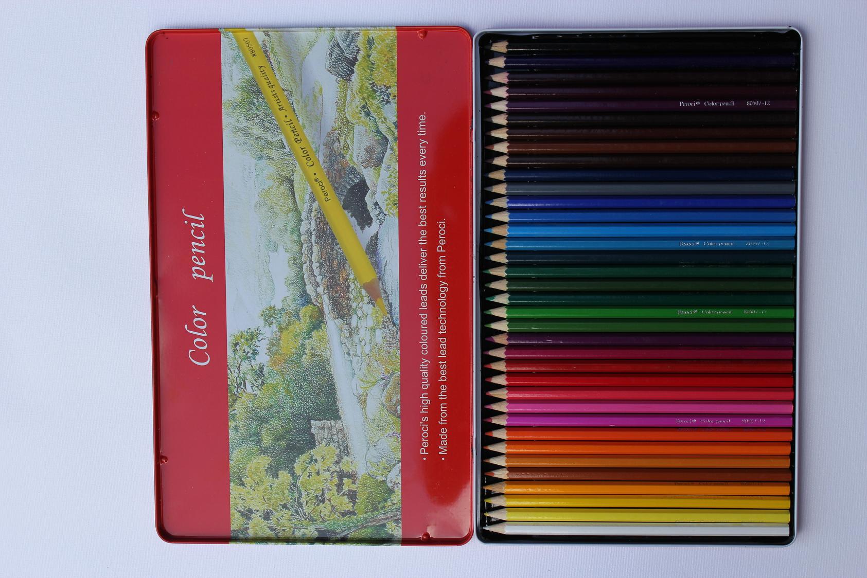 Peroci Artist Color Pencil Set of 36 - Art Supplies Australia