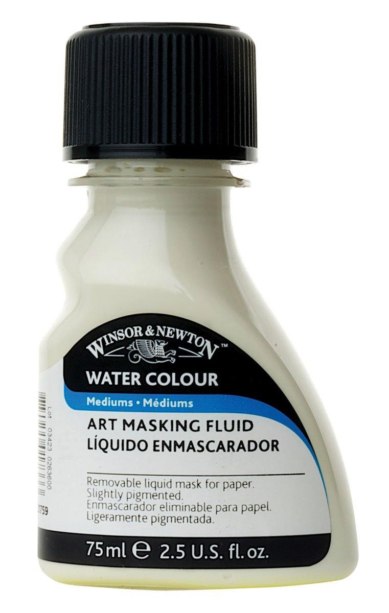 How to use liquid masking film - watercolour painting - Online Art