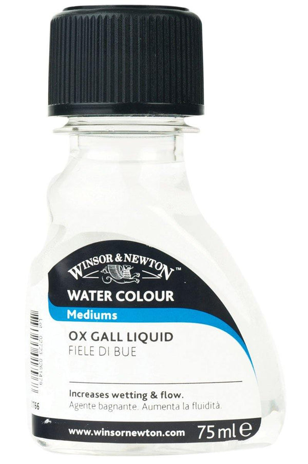 Winsor & Newton Water Colour Medium - Ox Gall Liquid 75ml - Art Supplies Australia