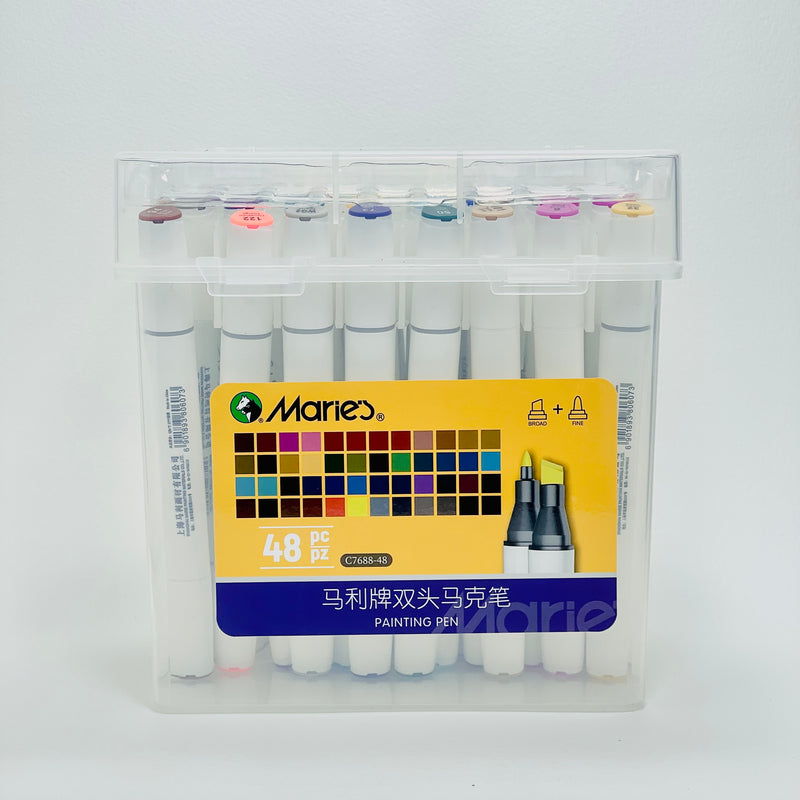 Marie's Dual Tip Marker Pen Set - Art Supplies Australia