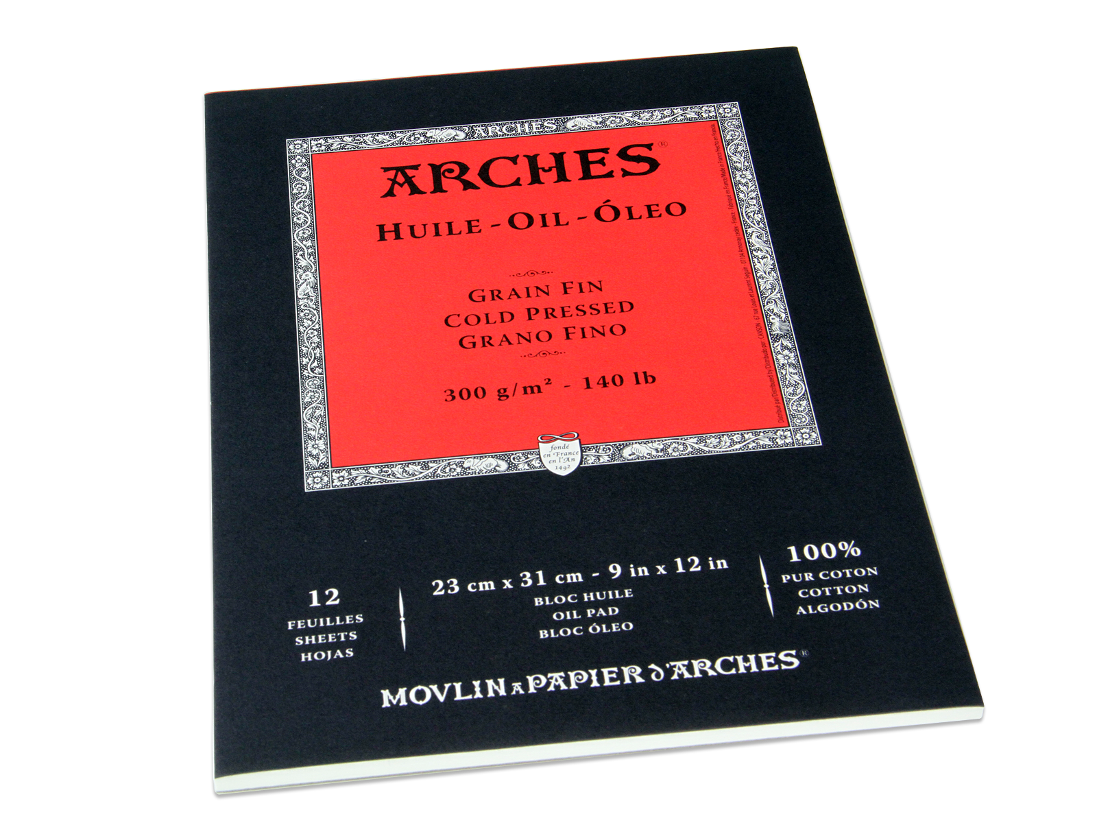 Arches 100% Cotton Oil Colour Paper Pads 300gsm - Art Supplies Australia
