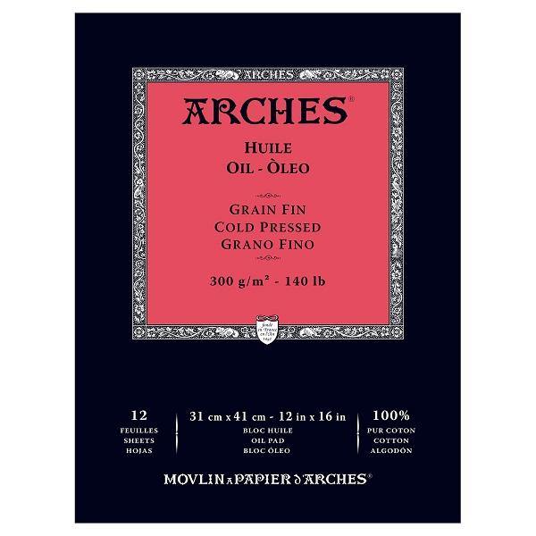 Arches 100% Cotton Oil Colour Paper Pads 300gsm - Art Supplies Australia