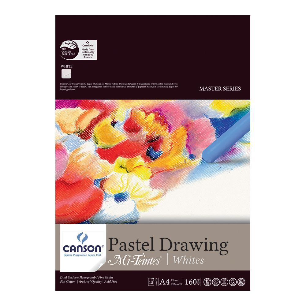 Canson Mi-Teintes Pastel Drawing Paper Pads 160gsm 15 Sheets - Art Supplies Australia