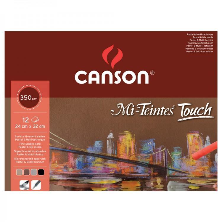Canson Mi-Teintes Touch Pastel & Multi-Technique Drawing Paper Pads 350gsm 12 Sheets - Art Supplies Australia